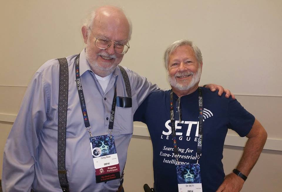 Greg Bear with H Paul Shuch